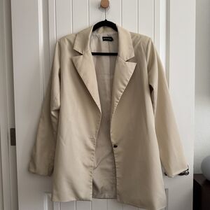 PrettyLittleThing Classic Tan Trench Coat